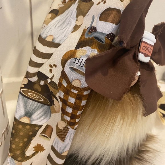 ☕️ Coffee Gnome, Coffee Decor, Tiered Tray Decor, Coffee Gift, Coffee Lo… - Picture 5 of 8